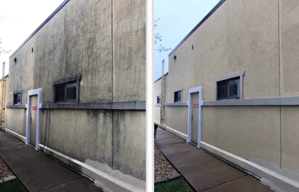 Industrial power washing services for warehouses, loading docks, and large facilities
