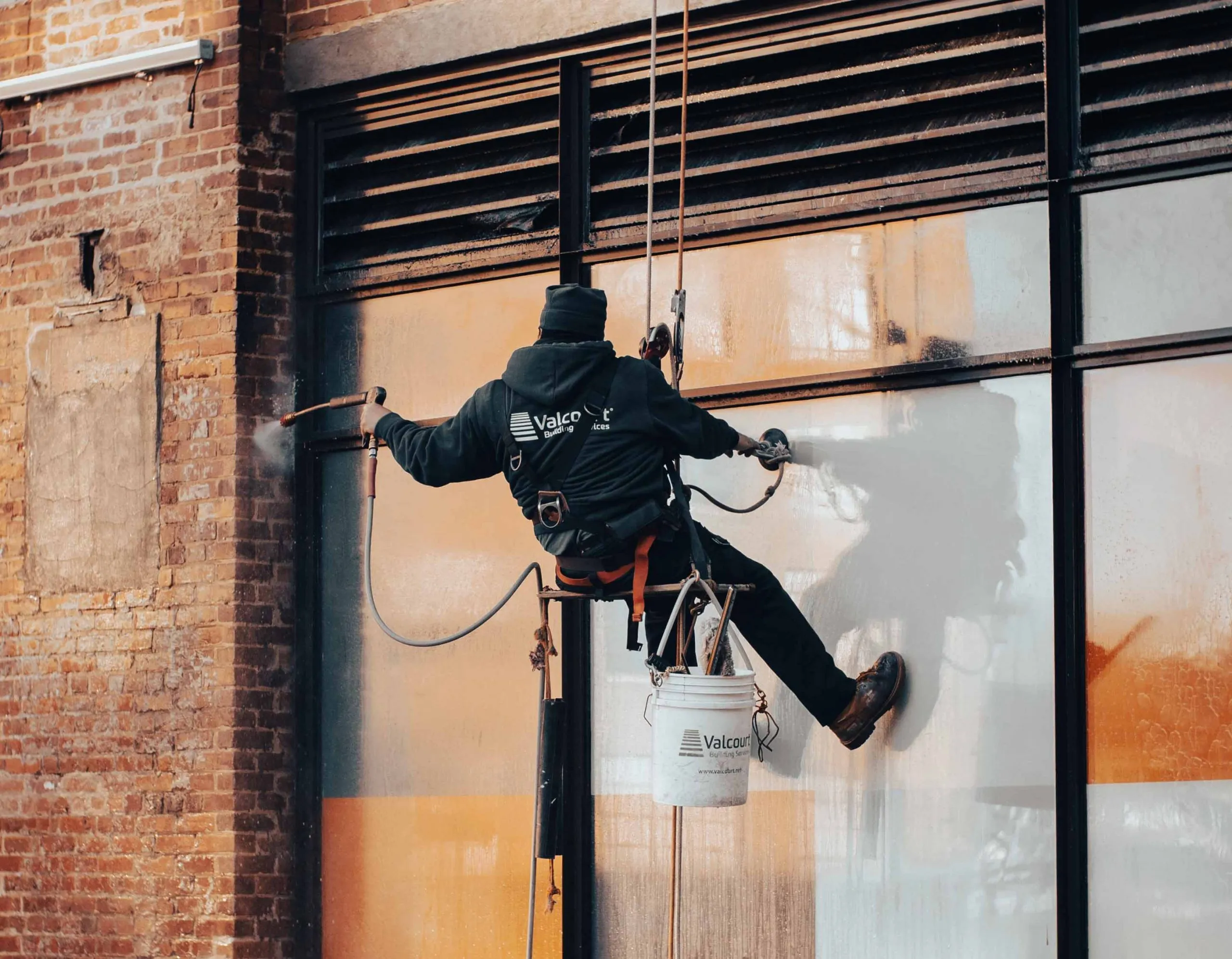 Professional window cleaning services for residential and commercial properties